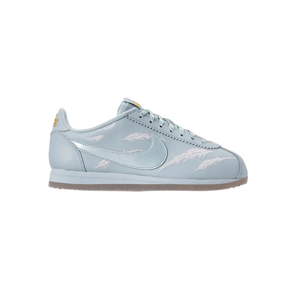 Nike Cortez Limited Edition Powder Blue Embroidered Feather Gum Sole